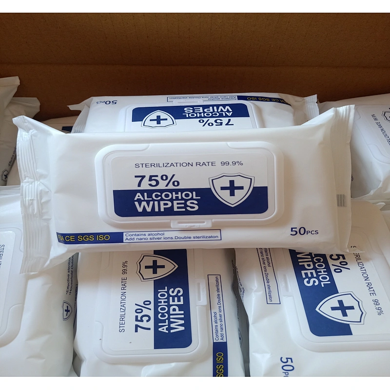 99.9% germ killing surface medical wipes disinfectant wipes alcohol