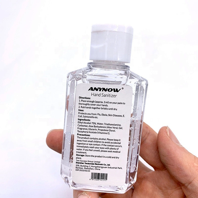 Ready to ship pocket bag essence antibacterial hand sanitizer 60ml