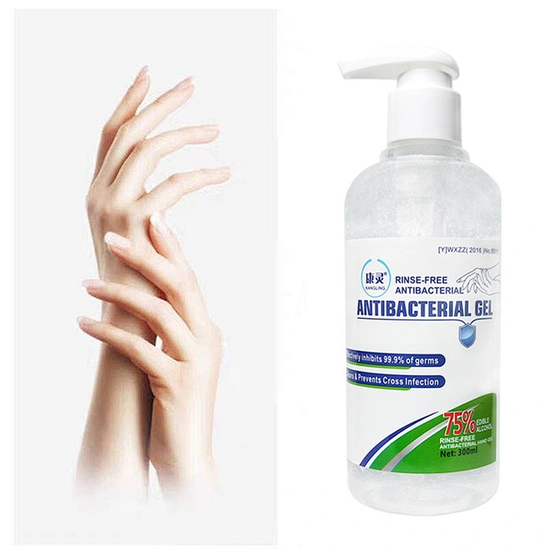 private Label travel size 300ml waterless antibacterial hand sanitizer gel