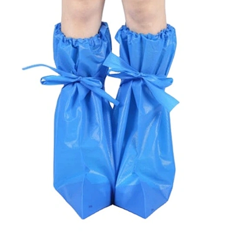 Epidemic prevention medical boot covers PE anti-slip waterproof disposable shoes covers