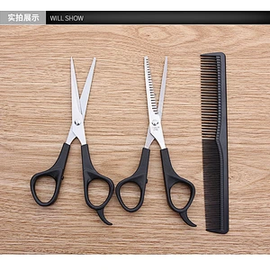 DIY 3pcs Thinning cutting set shear salon barber hair styling tools hairdressing comb haircutting scissors