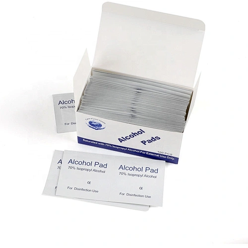 Disposable Non-woven Alcohol Swabs Pads 75% Disinfectant Alcohol Pad for Disinfection