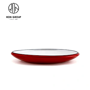 9''  10'' Dishes & Plates Dinnerware Round  Type Eco-Friendly restaurant plate with FDA Certification