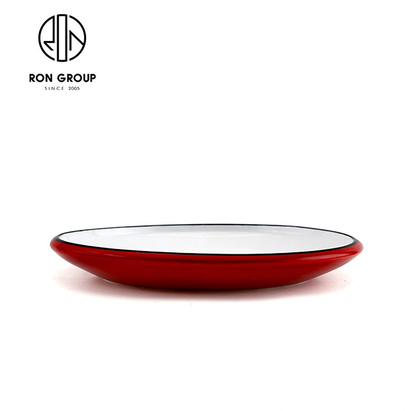 9''  10'' Dishes & Plates Dinnerware Round  Type Eco-Friendly restaurant plate with FDA Certification