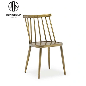 Popular restaurant modern metal chair for wholesale
