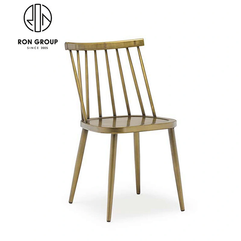 Popular restaurant modern metal chair for wholesale