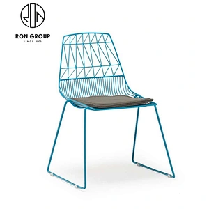 Popular restaurant modern metal chair for wholesale