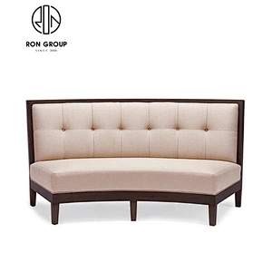 Restaurant Custom Leather Sofa Booth Design