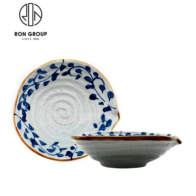 Wholesale Rectangle Ceramic Sushi Serving Plate