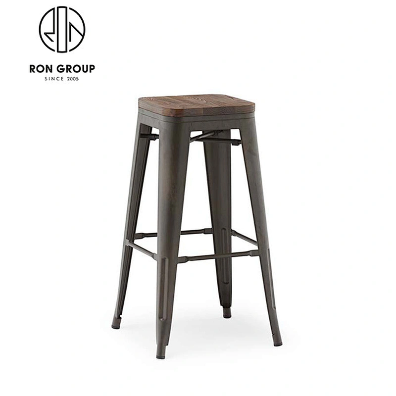 Wholesale Brown Metal Bar High Chair