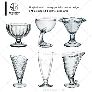 Good Quality Glass Salad Cups Dessert Cups For Restaurant Cafe