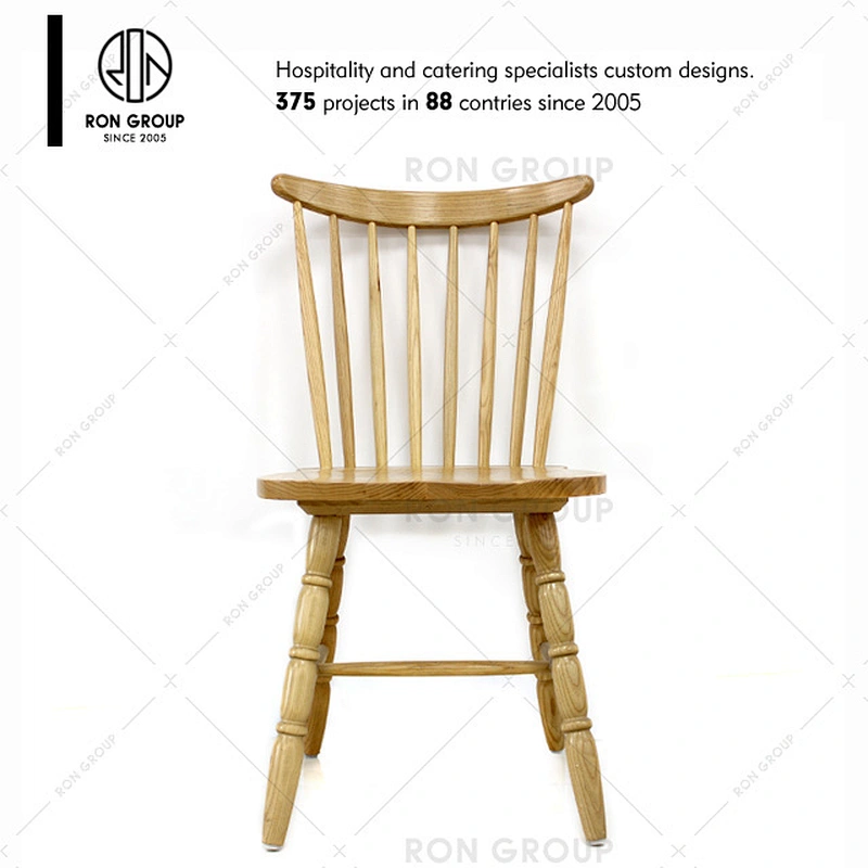 Foshan wholesale restaurant modern beech wooden dining chair