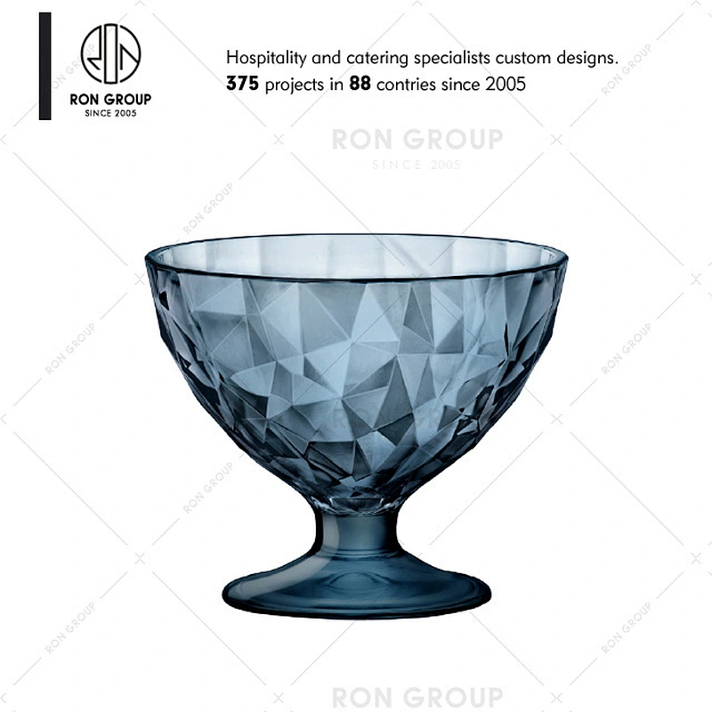 Good Quality Glass Salad Cups Dessert Cups For Restaurant Cafe
