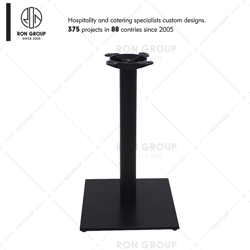Custom restaurant industrial cast iron dining table base for wood top