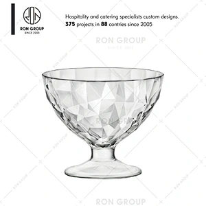 Good Quality Glass Salad Cups Dessert Cups For Restaurant Cafe