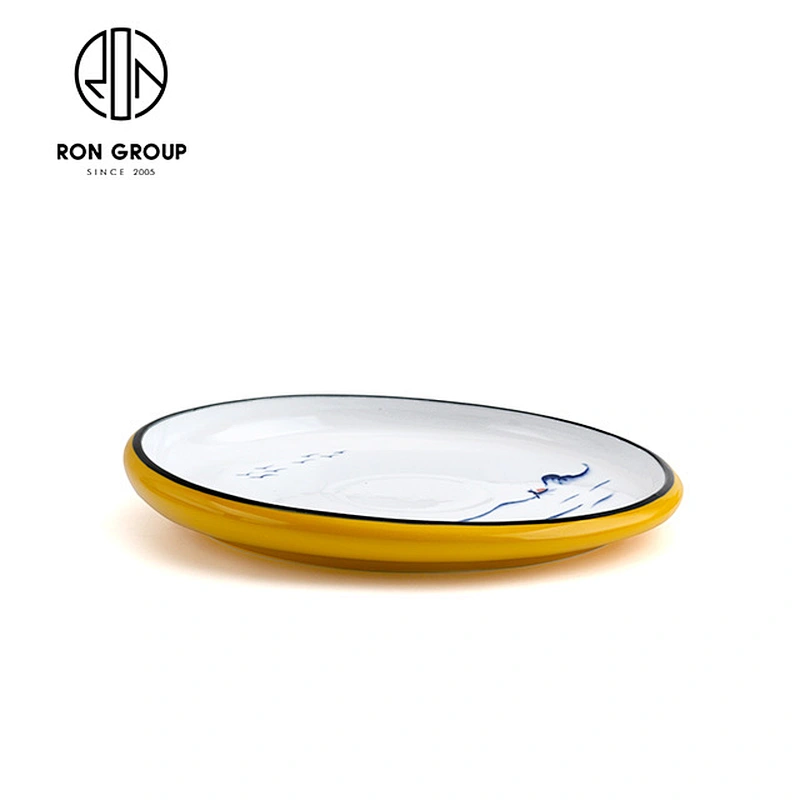 FOSHAN supplier high quality crockery  porcelain dishes  dinnerware serving plates for restaurant
