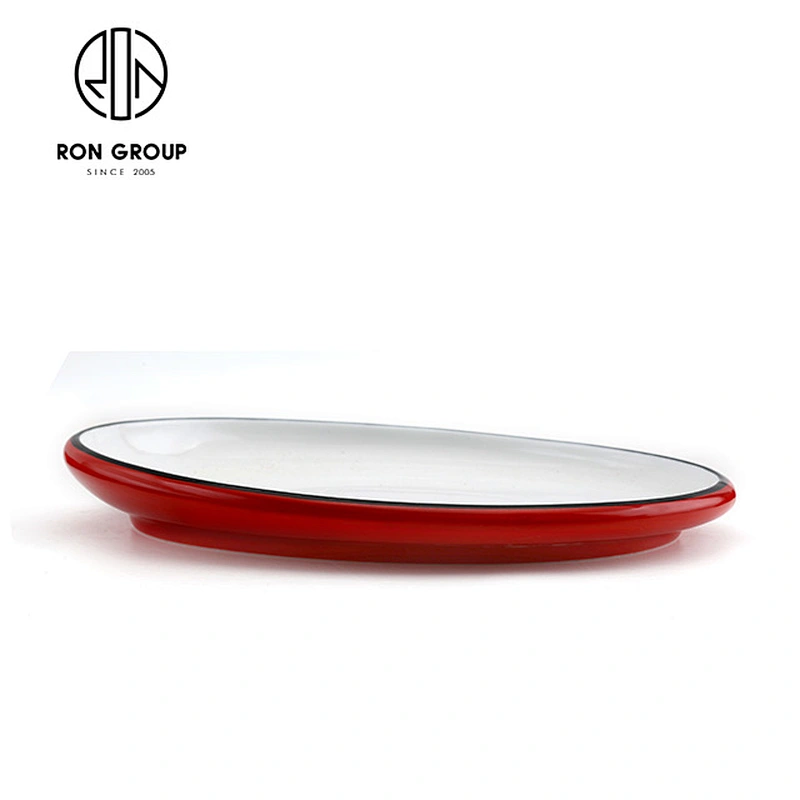 restaurant dinnerware ceramic 12inch square dinning plates rectangular flat plates