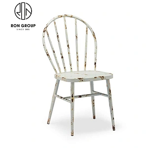 Popular restaurant modern metal chair for wholesale