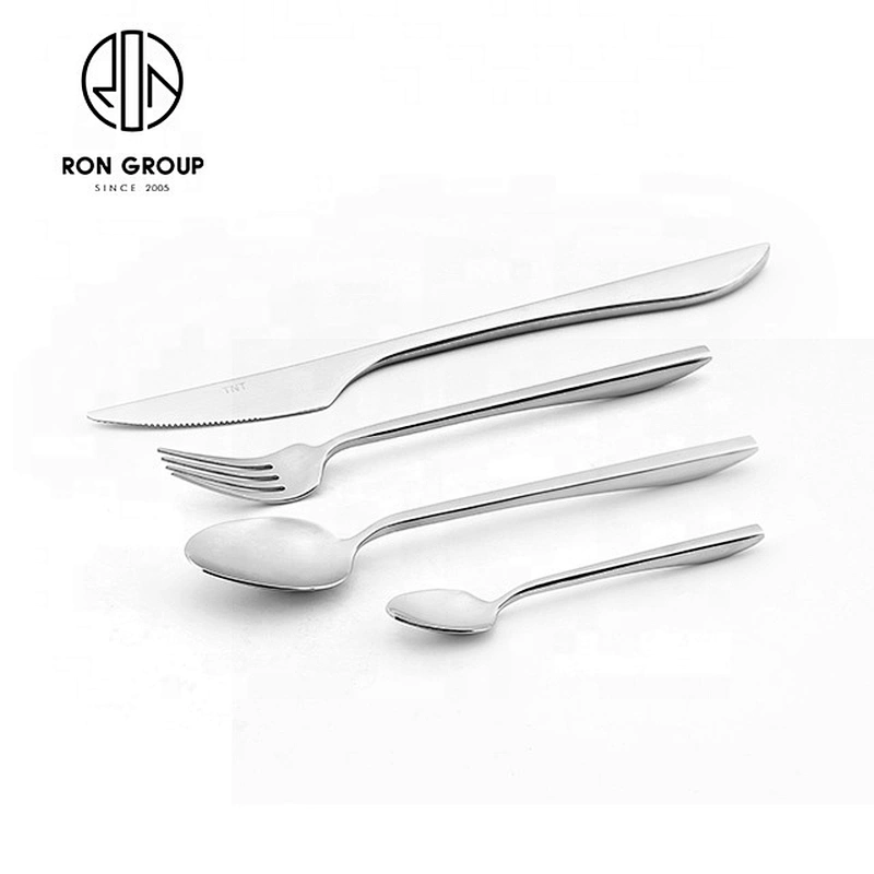 Wholesale Stainless Steel Table Knife Fork Spoon Restaurant Cutlery Set