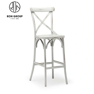 New design cross back bar stool chair