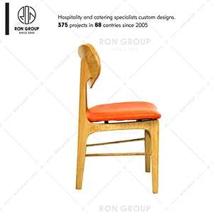 Industrial Vintage Rural Style Wood Design Cafe Wood Dining Restaurant Chair