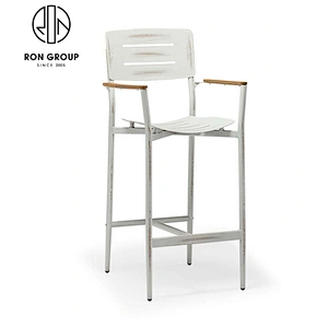 Wholesale White Color Cafe Metal Bar Stool Chair