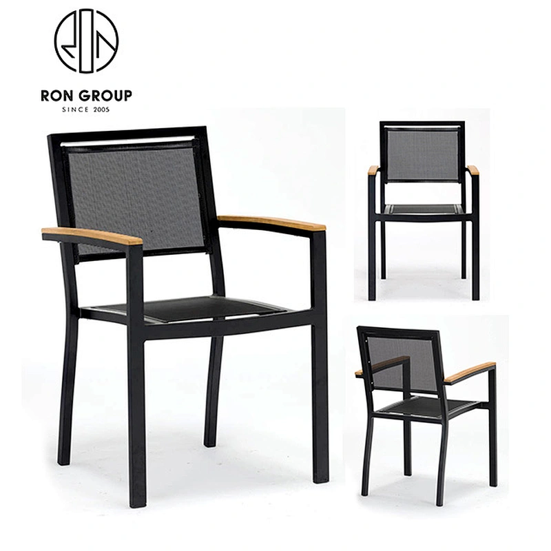 Wholesale Outdoor Furniture Armrest Rattan Dining Chair