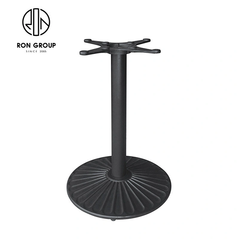 Wholesale Restaurant Cafe  Black Cast Iron Dining Table Base