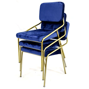Customized Soft Portable Fabric Hotel Stackable Chair
