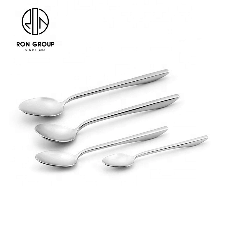 Customized Restaurant Metal Stainless Steel Soup Spoon