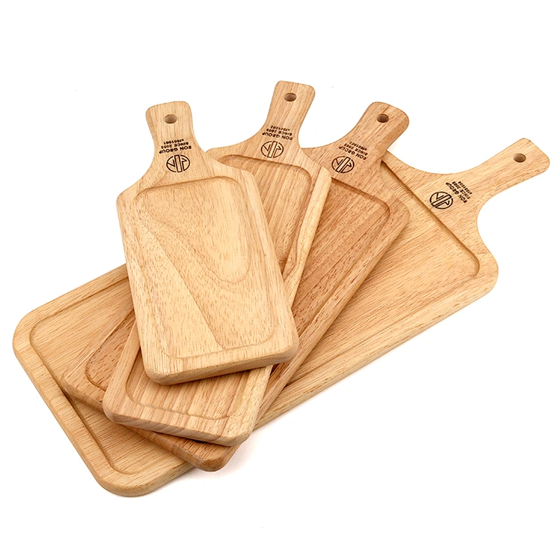 Wholesale Square Restaurant Food Wooden Custom Tray