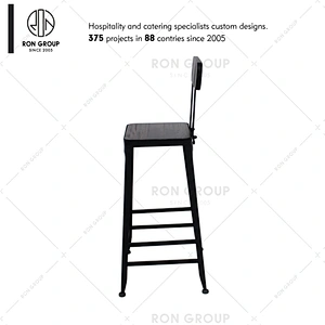 Foshan Supplier Indoor Bar Chair Iron Frame