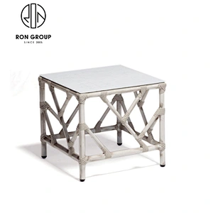 Wholesale Outdoor Aluminum Rattan Stackable Restaurant Dining Chair