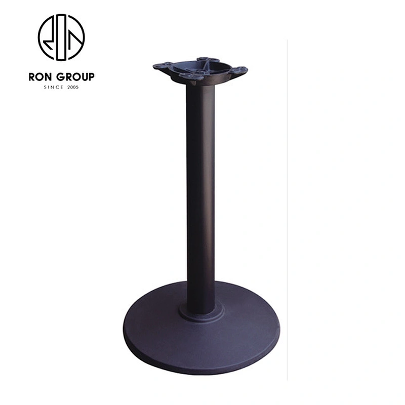 Wholesale Black Cast Iron Metal Dining Table Base For Restaurant