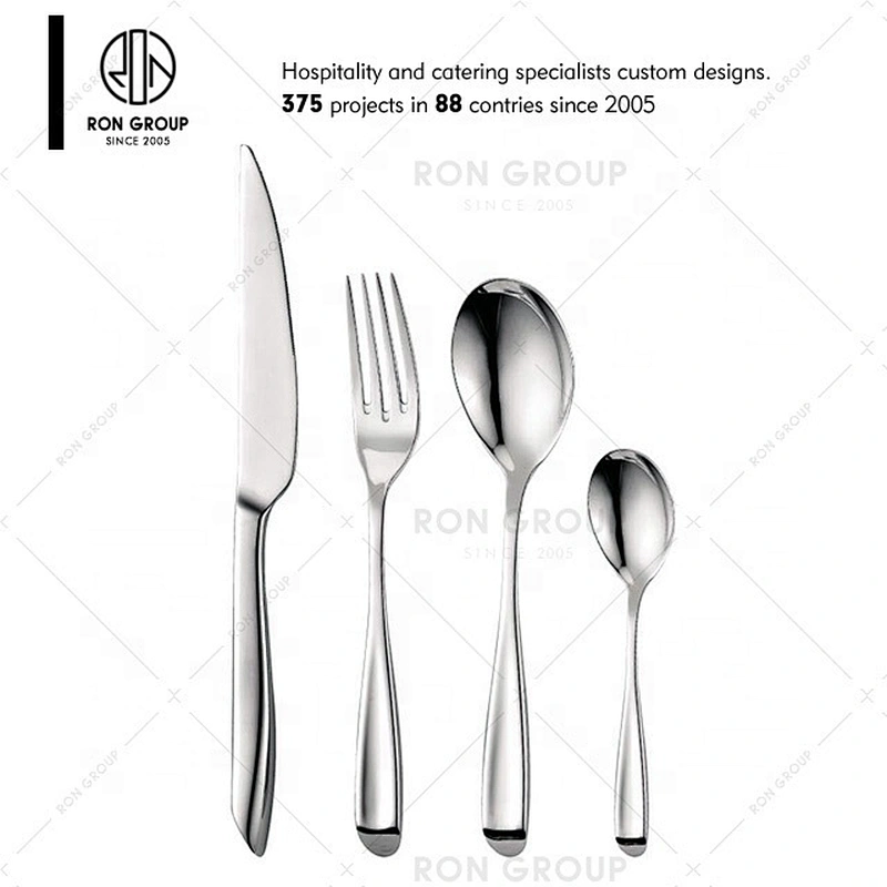 Wholesale Restaurant Stainless Steel Exquisite Knife and Fork Cutlery Set