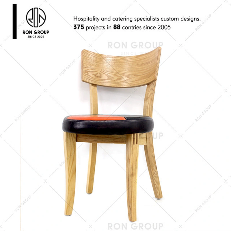 New Design Restaurant Dining Wood Barcelone Chair