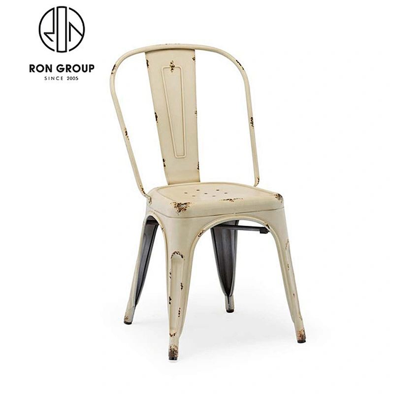 Wholesale stackable restaurant chair steel metal chair
