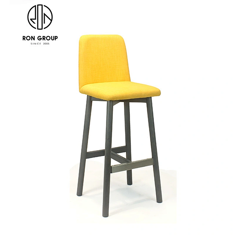 Custom Restaurant Wooden High Bar Chair