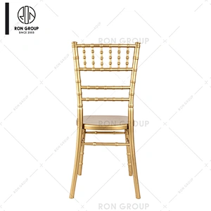 Convenient Wear Resistant Party Stackable Portable Solid Wood Chair