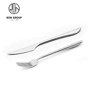 Wholesale Stainless Steel Table Knife Fork Spoon Restaurant Cutlery Set