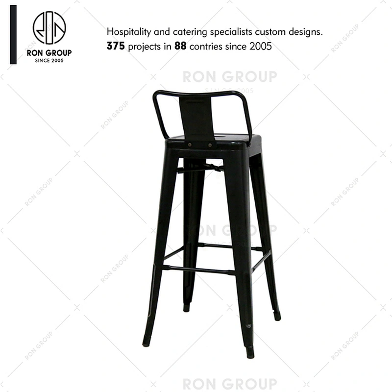 Restaurant supplier custom color vintage industrial high bar stool chair