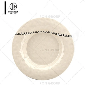 Customized Environmentally Friendly Restaurant Soup Plate