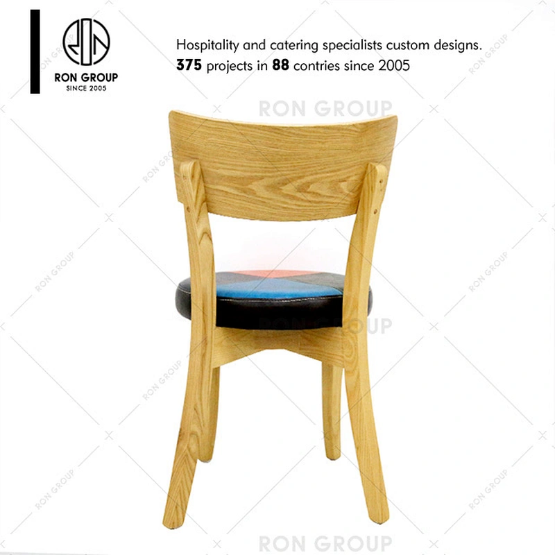 New Design Restaurant Dining Wood Barcelone Chair