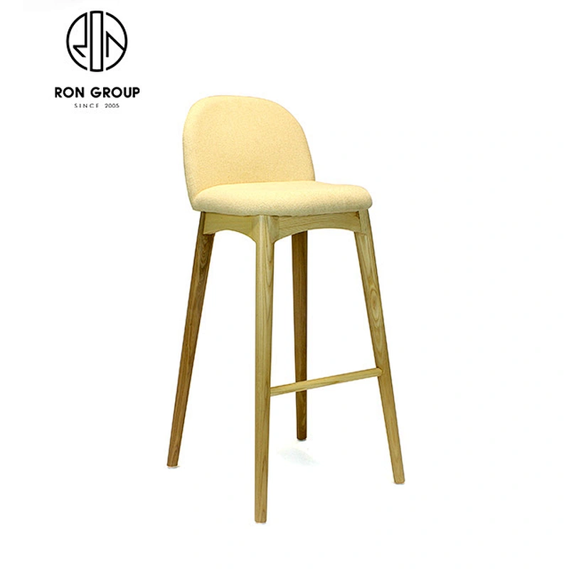 Good Quality Restaurant Wooden Bar Stool High Chair