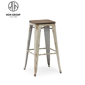 Wholesale White Color Antique Bar High Chair