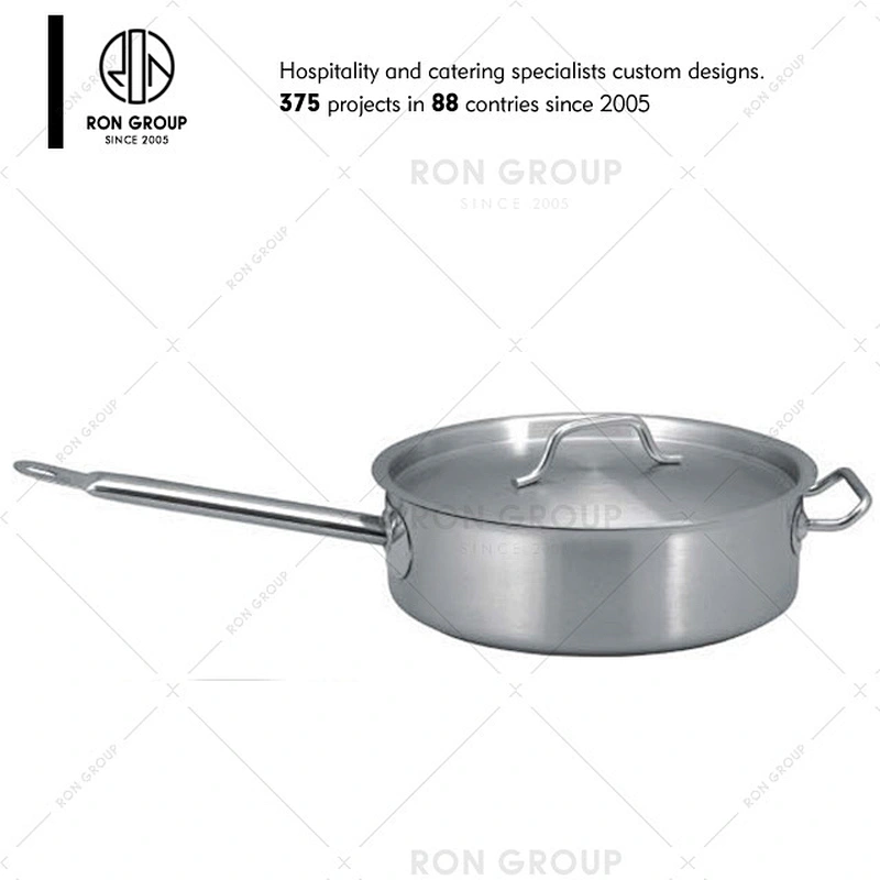 RON Hot Sale Stainless Steel Fry Pan for Restaurant