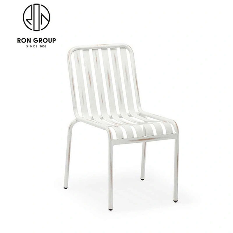 Wholesale White Color Cafe Metal Bar Stool Chair