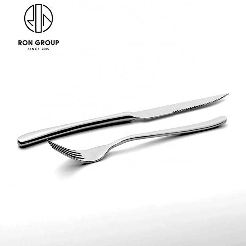 Restaurant Steak Knife Fork Spoon Stainless Steel Durable Cutlery Set