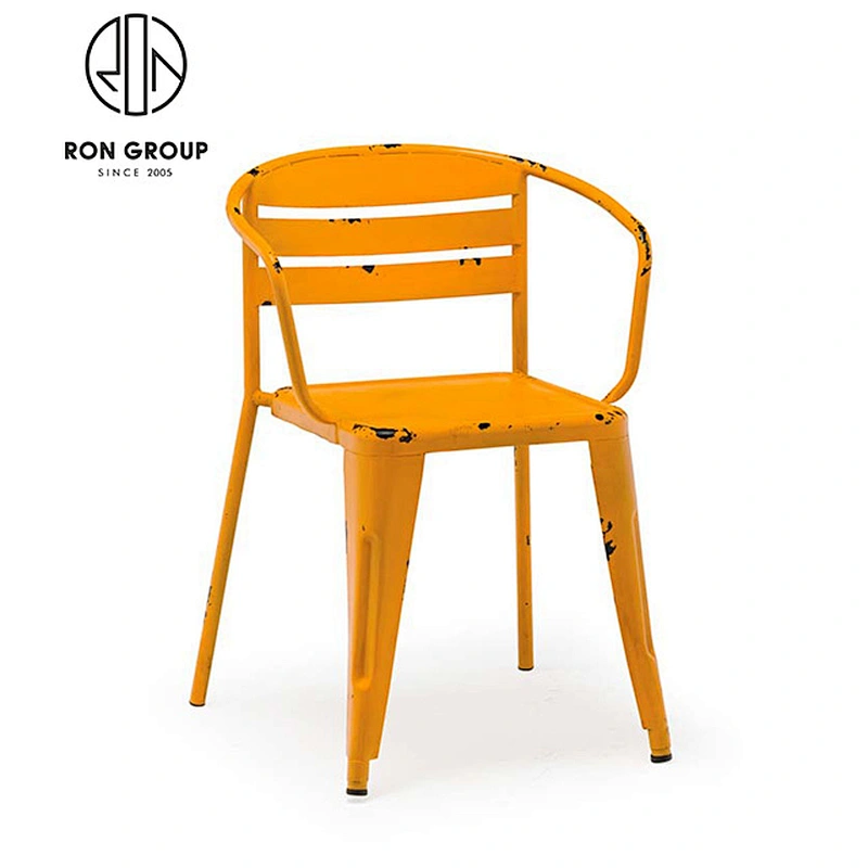 Modern Coffee Shop Metal Dining Chair