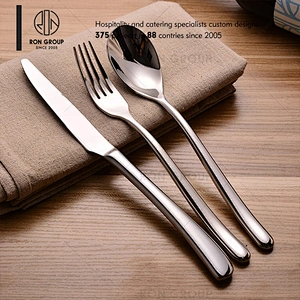 Restaurant Steak Knife Fork Spoon Stainless Steel Durable Cutlery Set